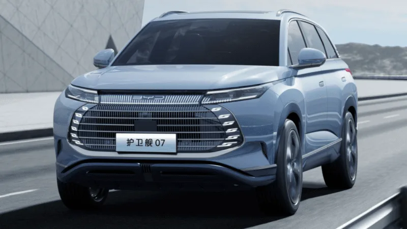 BYD Frigate 7 headlight detail